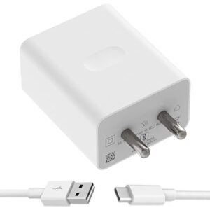 Click to open expanded view 33W Fast Type-C Charger for Vivo Y21 Original Wall Mobile Charger Qualcomm QC 3.0 Quick Rapid VOOC AFC Charger with 1m Type C USB Data Cable (White, 3.0 Amp, Big, SSH-65)