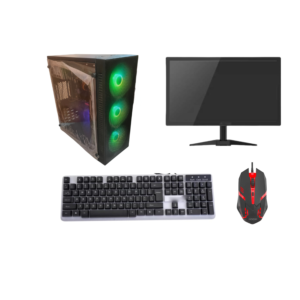 Shri Sai Pc Desktop Computer, i7 4th Gen CPU, 16GB RAM, 500GB HDD + 256GB SSD, Black (CORE I7 4th, 16GB RAM / 500GB HDD/ 256GB SSD/19.5'' Monitor/Gaming Keyboard and Mouse/WiFi USB doggle)
